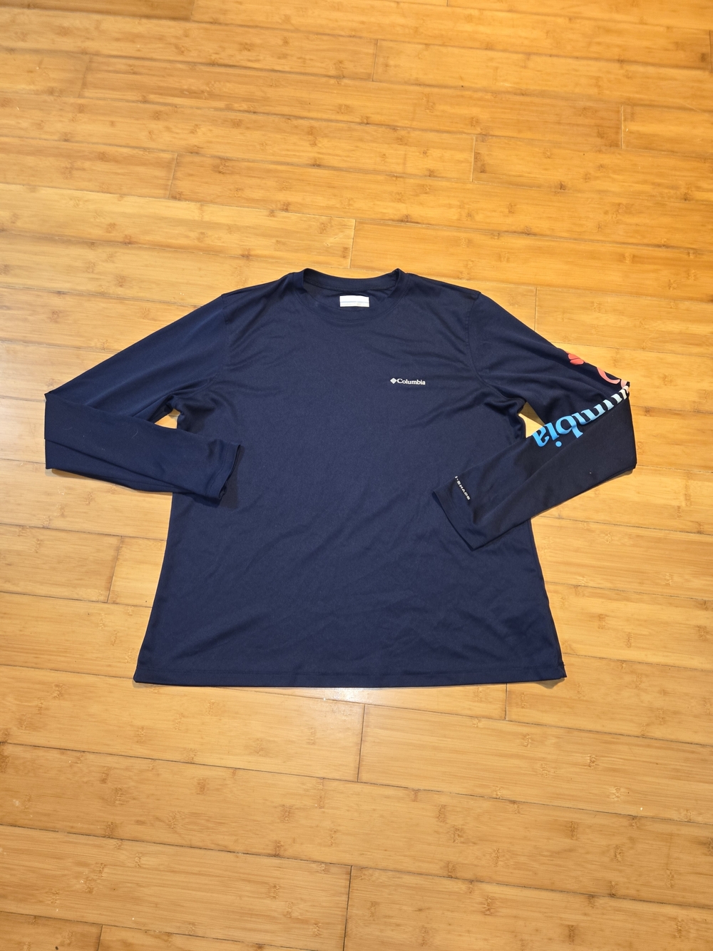 Columbia PFG Terminal Tackle Shirt Youth XL n Navy Omni-shade Performance